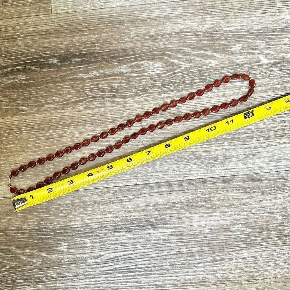 Red jasper necklace - Picture 7 of 8